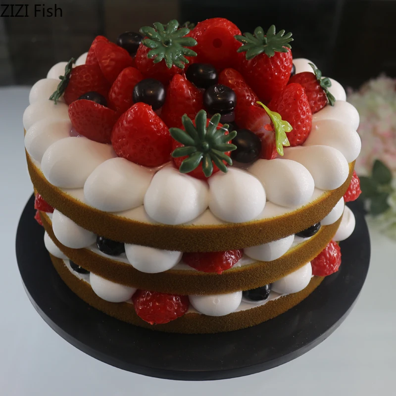 Cake model fruit simulation Birthday Cake model tool Plastic model Window Show Shooting props Wedding decoration cristmas
Cake model fruit simulation Birthday Cake model tool Plastic model Window Show Shooting props Wedding decoration cristmas