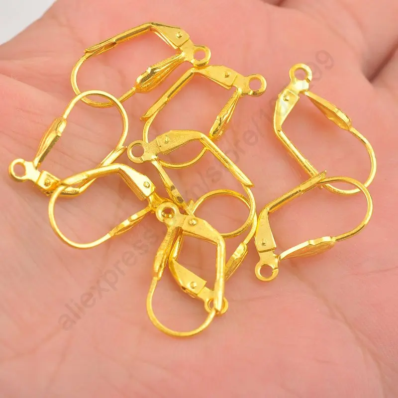 Good Quality 200pcs Semicircle Yellow Gold Plated Flexible Hook Earrings Earwires Woman Jewelry Lever Back Accessories Findings
Good Quality 200pcs Semicircle Yellow Gold Plated Flexible Hook Earrings Earwires Woman Jewelry Lever Back Accessories Findings