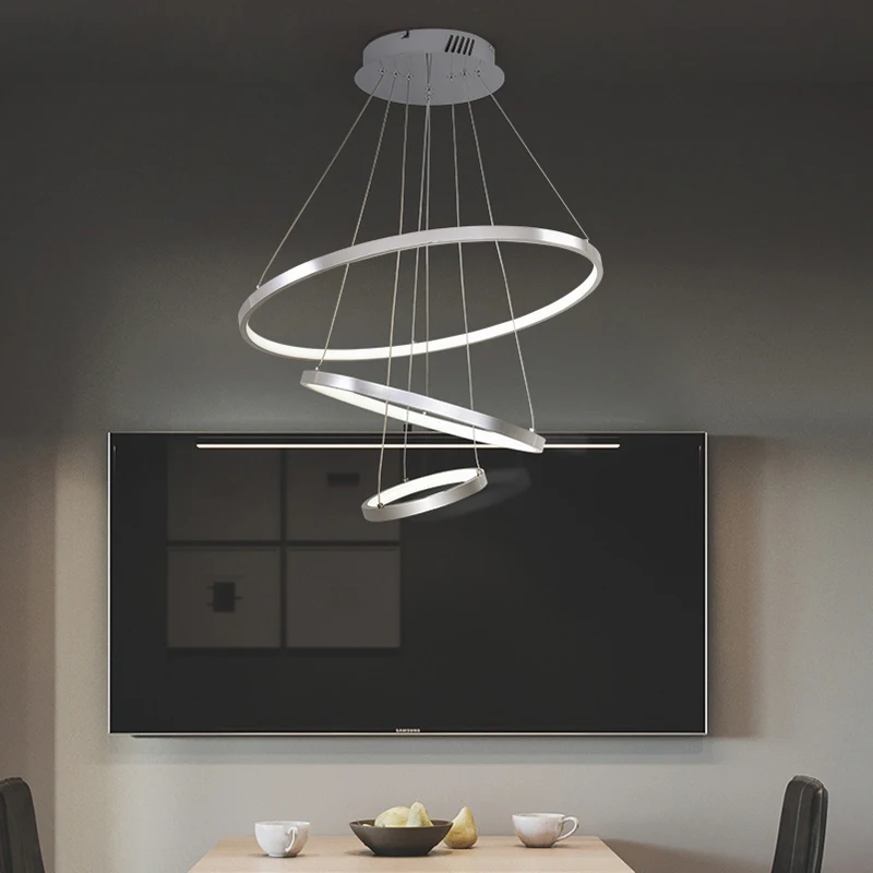 Modern Pendant Lights Circle Rings LED Lighting Ceiling Lamp fixtures for Living Room Dining Room Acrylic Aluminum Body Lamp
Modern Pendant Lights Circle Rings LED Lighting Ceiling Lamp fixtures for Living Room Dining Room Acrylic Aluminum Body Lamp