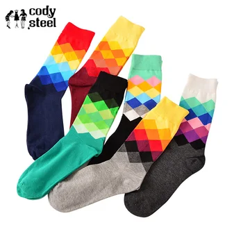 Cody Steel Fashion Men's Socks Casual Gradient Winter socks men Creative British Style Cotton Color Socks Male 3pairs/lot
Cody Steel Fashion Men's Socks Casual Gradient Winter socks men Creative British Style Cotton Color Socks Male 3pairs/lot