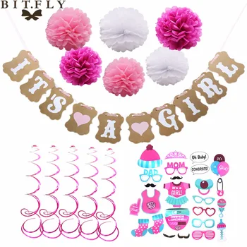 its a boy /its a girl paper banner baby shower background hanging drop paper tassel paper pom flower birthday decoration
its a boy /its a girl paper banner baby shower background hanging drop paper tassel paper pom flower birthday decoration