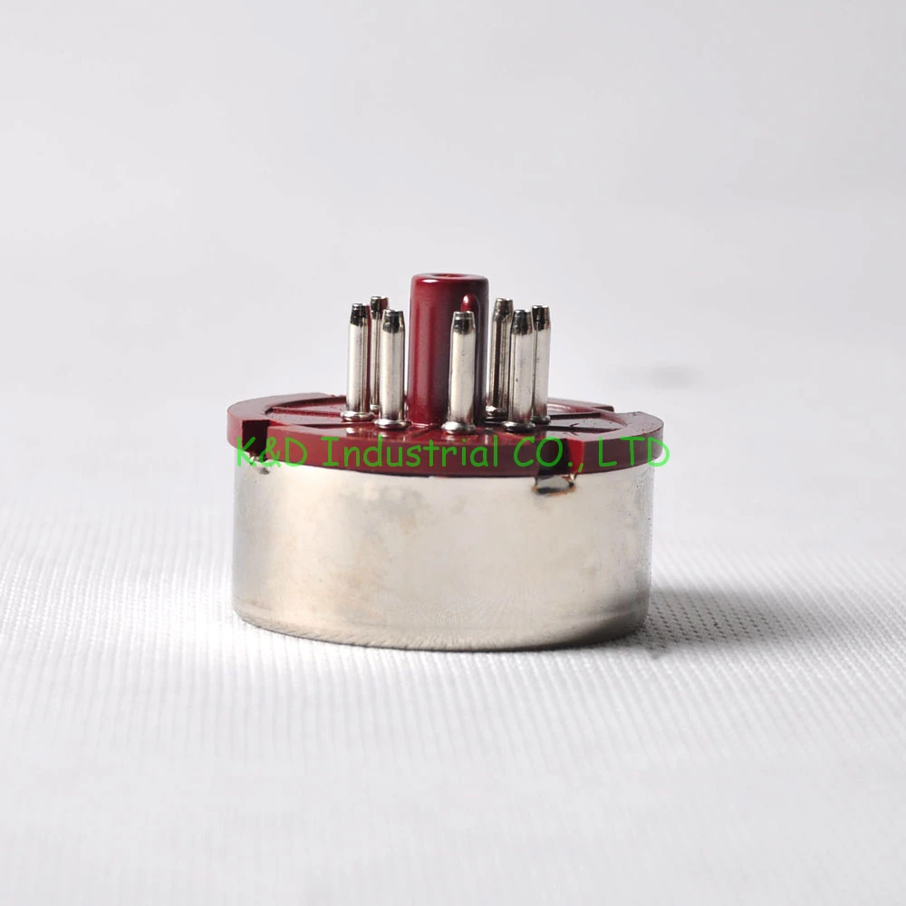 Фото 2pcs Vacuum 8pin Tube Socket For Valve Base KT88 6550 DIY Repair Audio Amp Parts | Электроника
