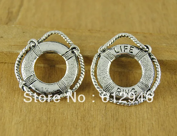 30pcs/lot Antique Silver Retro Life- buoy swim life ring charm connector DIY accessories ZAKKA A416
30pcs/lot Antique Silver Retro Life- buoy swim life ring charm connector DIY accessories ZAKKA A416