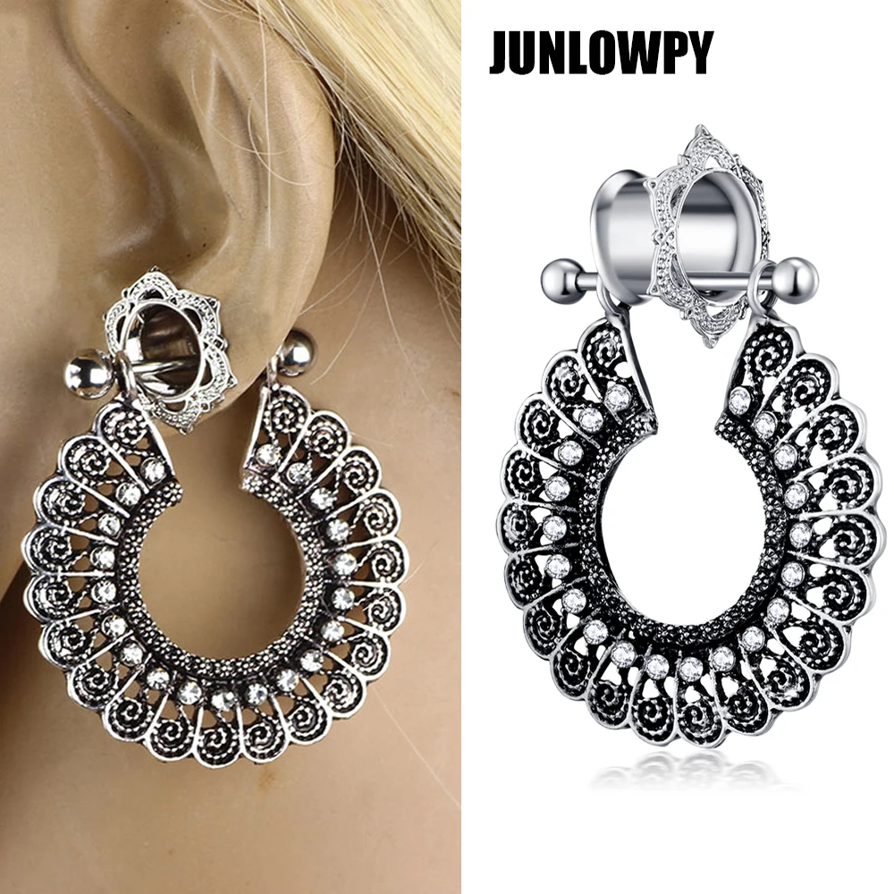 JUNLOWPY Ear Plugs Tunnels Flesh Expansions Piercing Ear Plugs Earring Flower Gauges Ears Expanders Rings Body Jewelry
JUNLOWPY Ear Plugs Tunnels Flesh Expansions Piercing Ear Plugs Earring Flower Gauges Ears Expanders Rings Body Jewelry