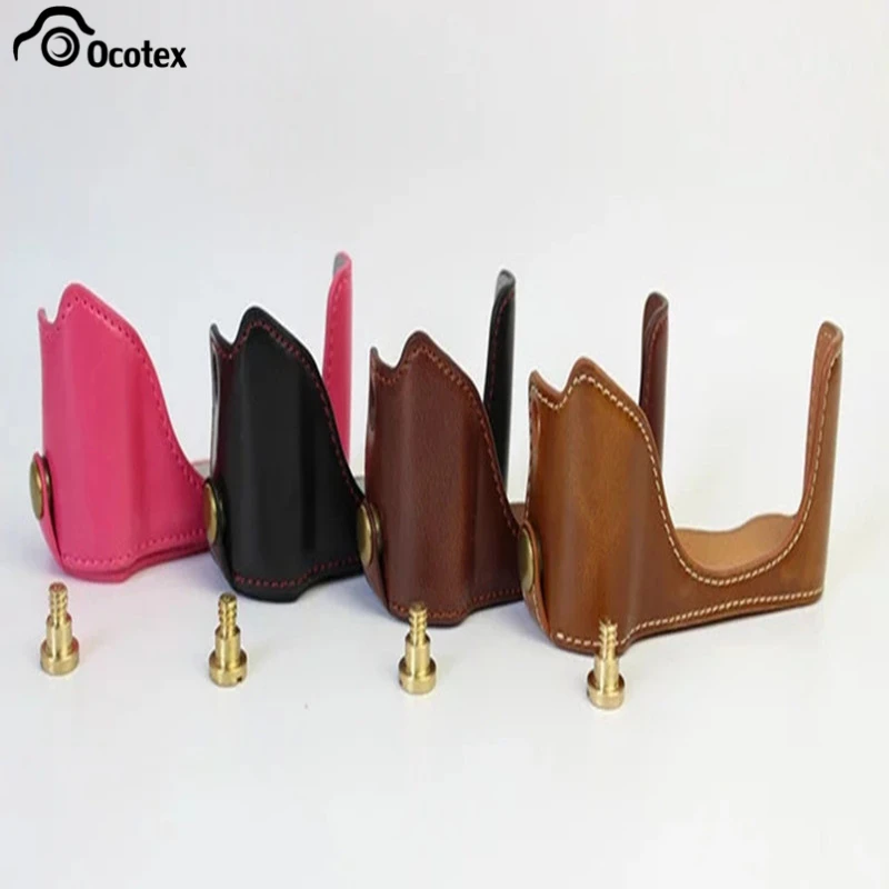 Ocotex New PU Leather Camera Video Half Body Case For Canon Powershort G7X II G7X-2 G7X Mark 2 Bottom Cover Set Battery Opening
Ocotex New PU Leather Camera Video Half Body Case For Canon Powershort G7X II G7X-2 G7X Mark 2 Bottom Cover Set Battery Opening