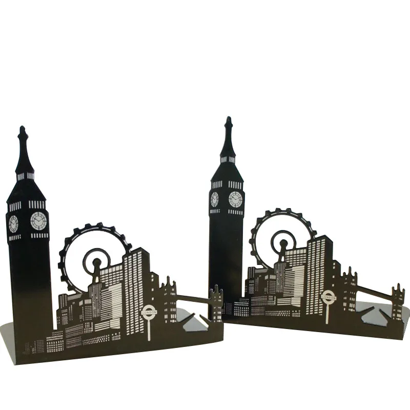 (2 Pieces/Pair) Portable Architecture Themed Two Loaded Metal Book Bookend Holder Ferris Wheel Shape Office School Supply
(2 Pieces/Pair) Portable Architecture Themed Two Loaded Metal Book Bookend Holder Ferris Wheel Shape Office School Supply