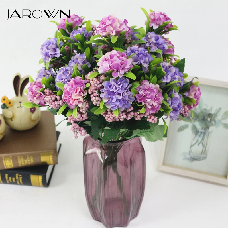 JAROWN Artificial 10 Heads Ball Daisy Simulation Silk Hydrangea Bouquet Fake Flowers Wedding Decor Home Party Decoration
JAROWN Artificial 10 Heads Ball Daisy Simulation Silk Hydrangea Bouquet Fake Flowers Wedding Decor Home Party Decoration