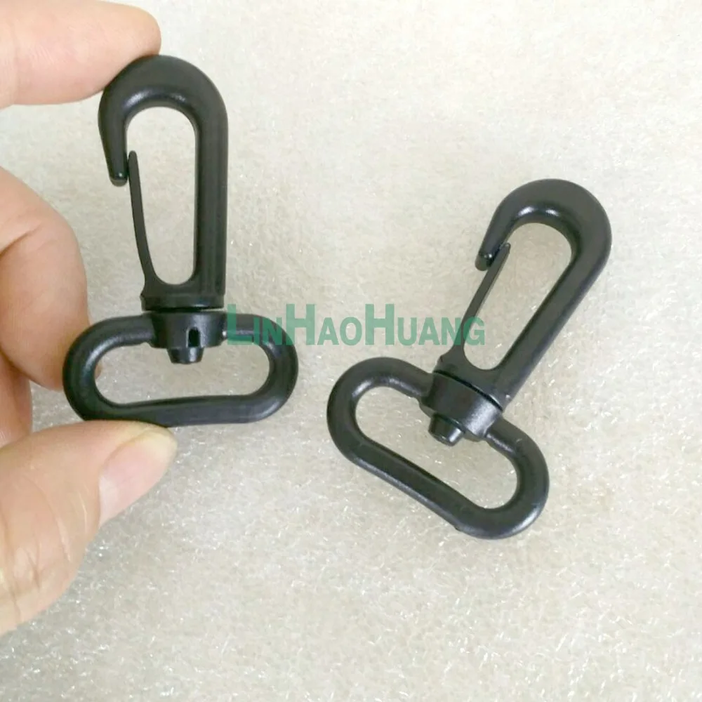 50pcs/lot black POM plastic spring snap clip hooks carabiner paracord strap hooks rotary hooks swivel snap hook Plbuk-26MM
50pcs/lot black POM plastic spring snap clip hooks carabiner paracord strap hooks rotary hooks swivel snap hook Plbuk-26MM