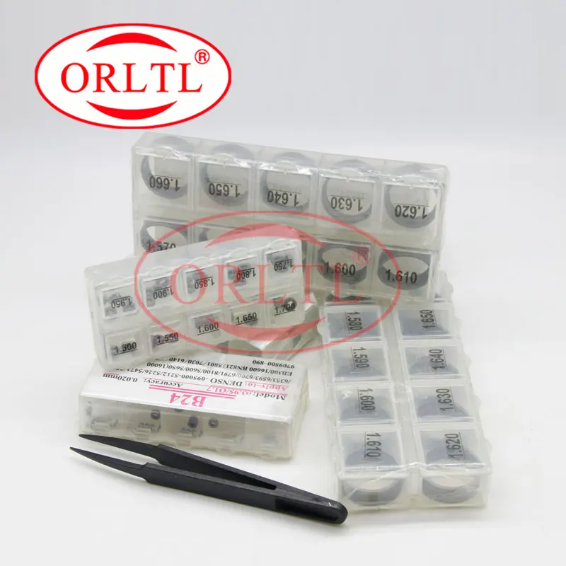 ORLTL B21 B23 B24 B27 Common Rail Diesel Fuel Injector Adjusting Washers Shims Gasket Repair Kits 400 Pieces / Box
ORLTL B21 B23 B24 B27 Common Rail Diesel Fuel Injector Adjusting Washers Shims Gasket Repair Kits 400 Pieces / Box