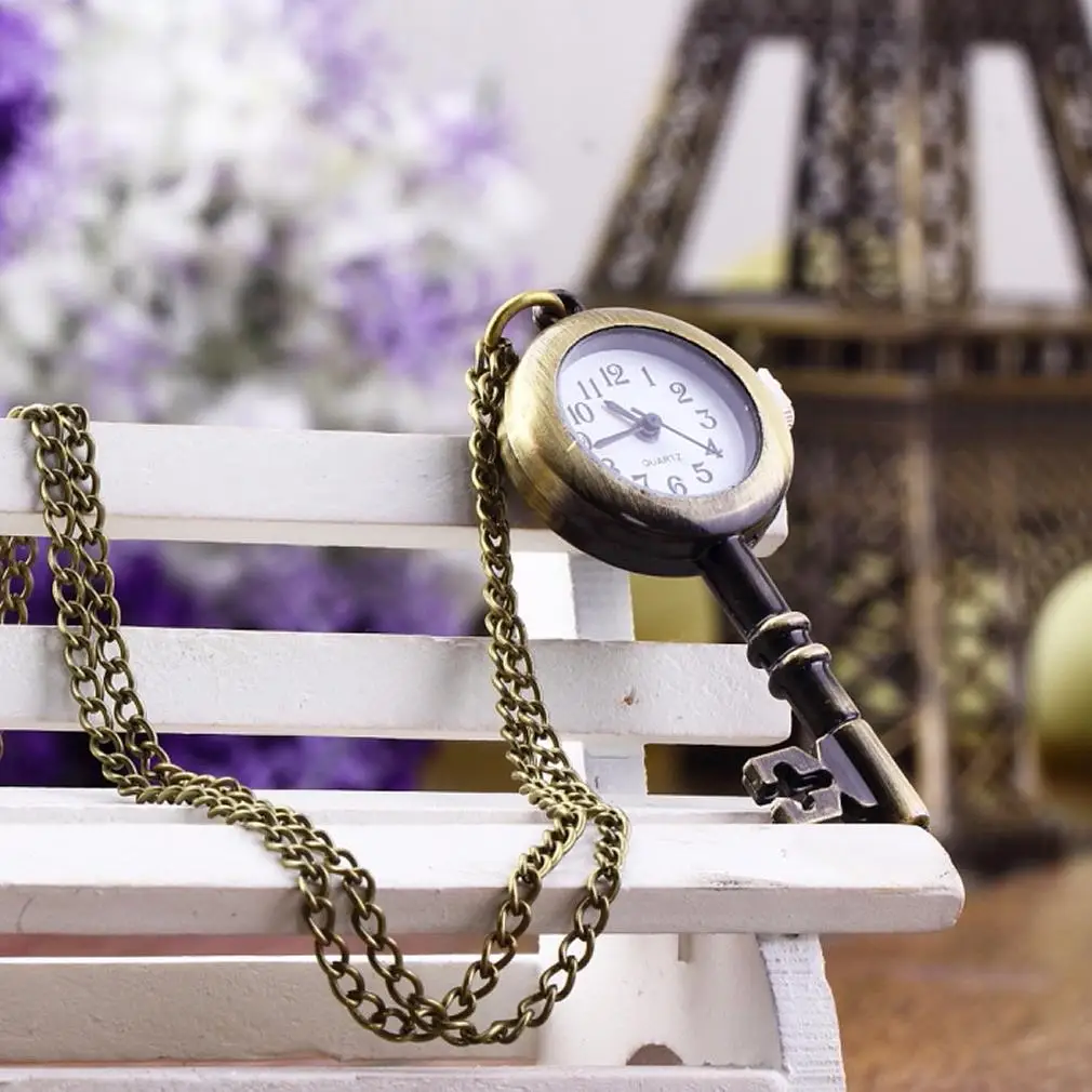 1pcs shaped Watch bronze Retro Vintage Pocket Key Necklace hour Wall Chart Pendant Do Dropping
1pcs shaped Watch bronze Retro Vintage Pocket Key Necklace hour Wall Chart Pendant Do Dropping