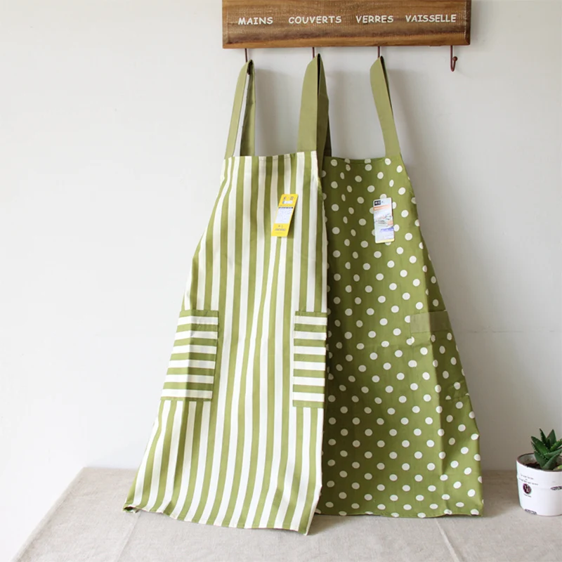 Women Girls Cotton Work Cloth Adult Kitchen Cooking Cleaning Apron 2 Pockets Cute Striped Wave Point Uniforms Delantal Tablier
Women Girls Cotton Work Cloth Adult Kitchen Cooking Cleaning Apron 2 Pockets Cute Striped Wave Point Uniforms Delantal Tablier