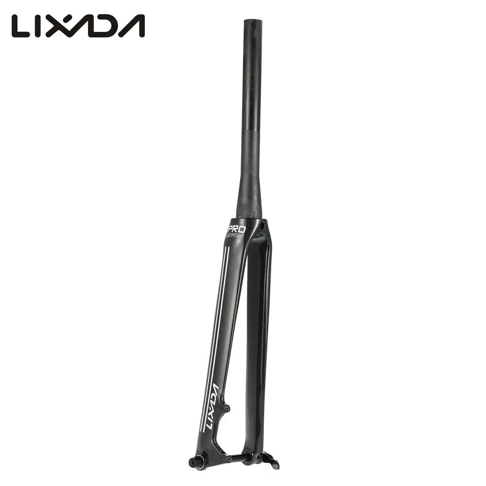 Lixada Ultralight Disc Brake Road Bike Fork 700C Tapered Carbon Fiber Fixed Gear Bicycle Cycling Fixie Front Fork
Lixada Ultralight Disc Brake Road Bike Fork 700C Tapered Carbon Fiber Fixed Gear Bicycle Cycling Fixie Front Fork