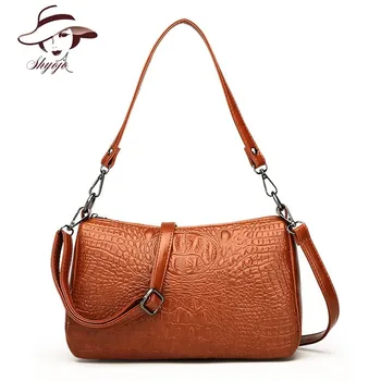 Luxury New Fashion Crocodile Style Women Messenger Bags Brand Alligator Leather Handbag Ladies Solid Casual Soft Shoulder Tote
Luxury New Fashion Crocodile Style Women Messenger Bags Brand Alligator Leather Handbag Ladies Solid Casual Soft Shoulder Tote