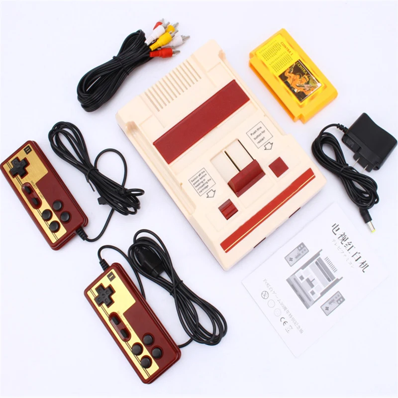 Drop Ship Video Game Console To TV With 2 Gamepads Controller For 8 bit Family TV game +Free 500 in1 and 24 In1 game cards
Drop Ship Video Game Console To TV With 2 Gamepads Controller For 8 bit Family TV game +Free 500 in1 and 24 In1 game cards