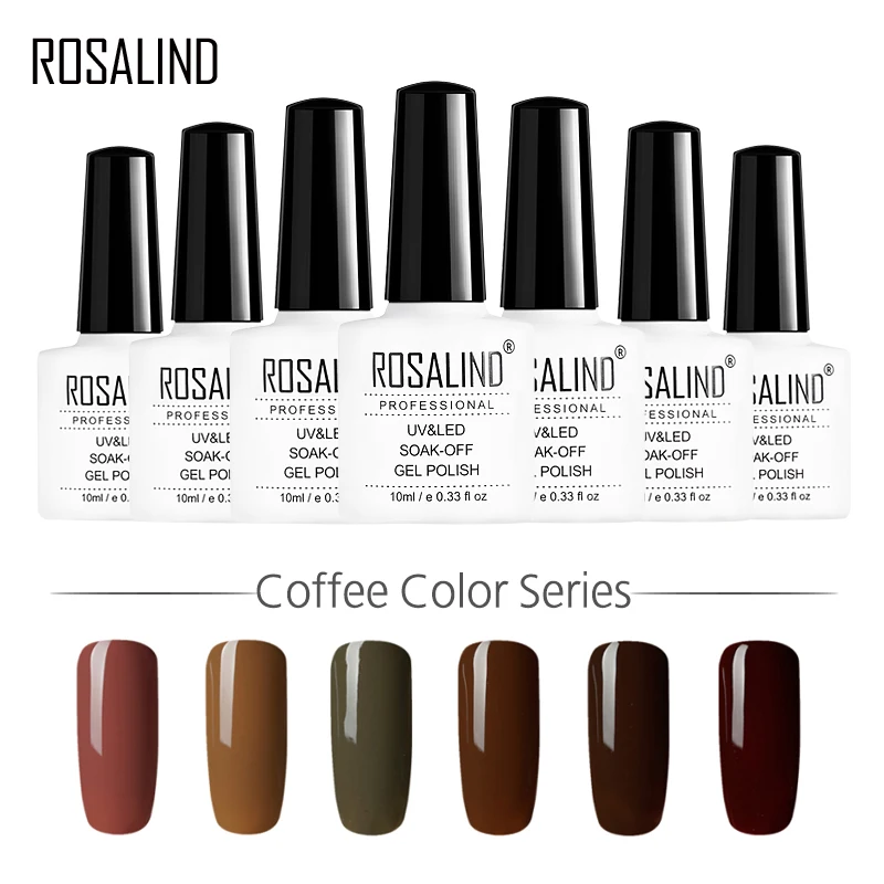 ROSALIND 10ML Coffee Color Gel Varnish For Nail Extension Semi Permanent Nail Art Manicure Gel Nail Polish UV Soak Off
ROSALIND 10ML Coffee Color Gel Varnish For Nail Extension Semi Permanent Nail Art Manicure Gel Nail Polish UV Soak Off