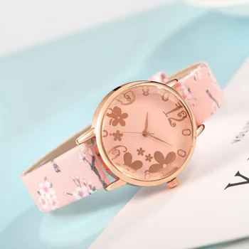 Fashion Flower Pattern Ladies Quartz Watch Hot Sale New Non-waterproof Alloy Watch
Fashion Flower Pattern Ladies Quartz Watch Hot Sale New Non-waterproof Alloy Watch