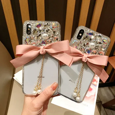 LaMaDiaa For Samsung Galaxy J3 J5 2016 J4 J6 J7 J8 2018 2017 2015 Coque Cute glitter Rhinestone bow pearl soft Phone Case
LaMaDiaa For Samsung Galaxy J3 J5 2016 J4 J6 J7 J8 2018 2017 2015 Coque Cute glitter Rhinestone bow pearl soft Phone Case