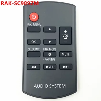ORIGINAL REMOTE CONTROL RAK-SC989ZM FOR Panasonic AUDIO SYSTEM SC-HC05 SA-HC05 Bluetooth Sound System Dock
ORIGINAL REMOTE CONTROL RAK-SC989ZM FOR Panasonic AUDIO SYSTEM SC-HC05 SA-HC05 Bluetooth Sound System Dock
