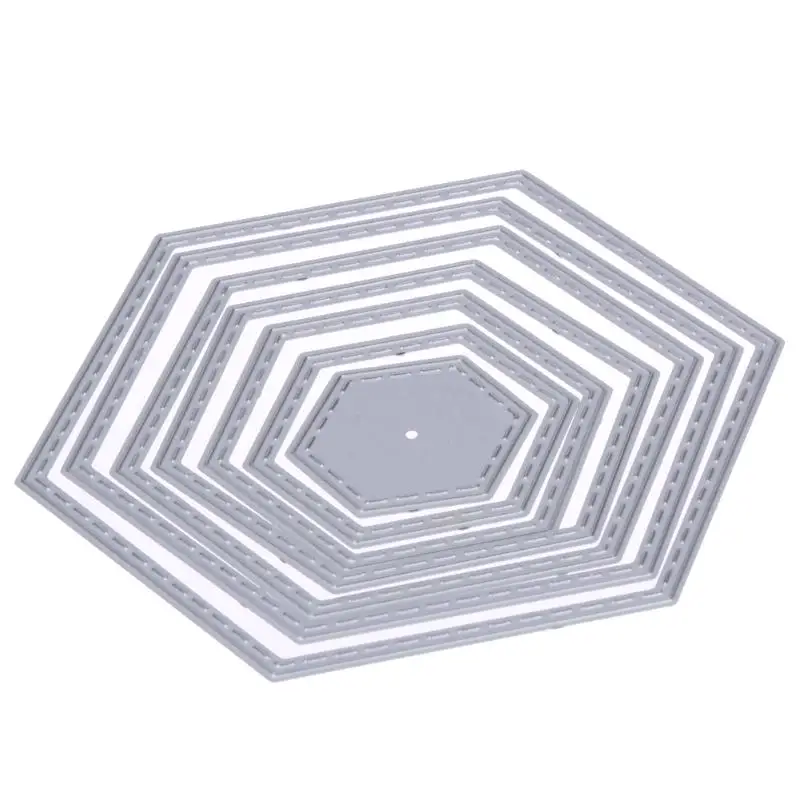 7pcs/set DIY Hexagon Spiral Die Cuts Metal Cutting Dies for Scrapbooking Embossing Folder Suit Paper Card Craft Decoration
7pcs/set DIY Hexagon Spiral Die Cuts Metal Cutting Dies for Scrapbooking Embossing Folder Suit Paper Card Craft Decoration