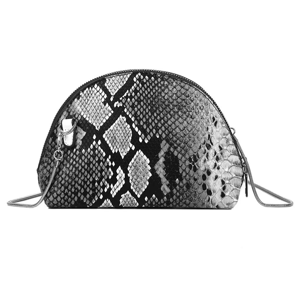 Serpentine Shell Chain Chain Crossbody Bags for Women Handbags Printed PU Shoulder Bag Female Snake Messenger Bag
Serpentine Shell Chain Chain Crossbody Bags for Women Handbags Printed PU Shoulder Bag Female Snake Messenger Bag