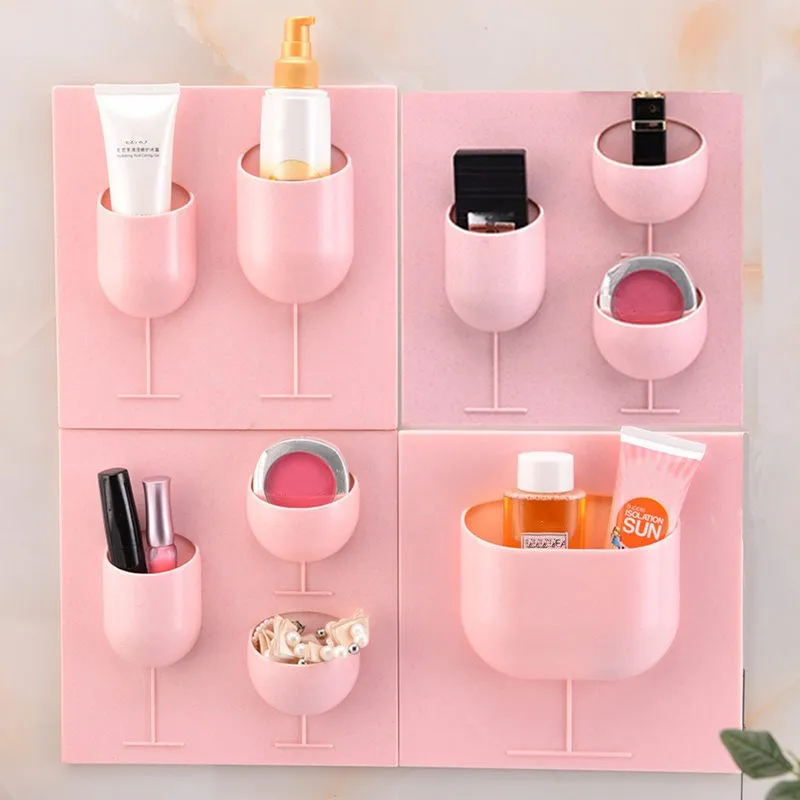 Wall-Mounted Organizer Candy Creative Plastic Mounted Dispenser Storage Holder Tooth Brush Organizer Cosmetic Storage Rack
Wall-Mounted Organizer Candy Creative Plastic Mounted Dispenser Storage Holder Tooth Brush Organizer Cosmetic Storage Rack