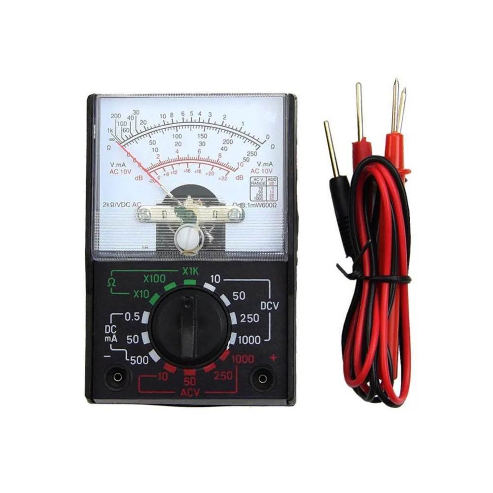 Portable Digital Durable Analog Multimeter Voltmeter Ammeter Ohmmeter Handheld
Portable Digital Durable Analog Multimeter Voltmeter Ammeter Ohmmeter Handheld
