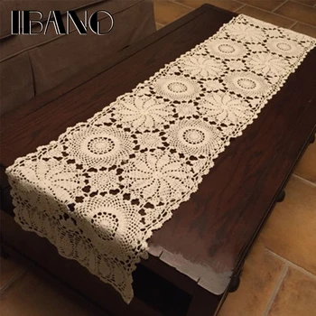 IBANO Cotton Tablecloth Handmade Crocheted Table Runner Used for Decoration Curtain Table 1PCS/lot
IBANO Cotton Tablecloth Handmade Crocheted Table Runner Used for Decoration Curtain Table 1PCS/lot