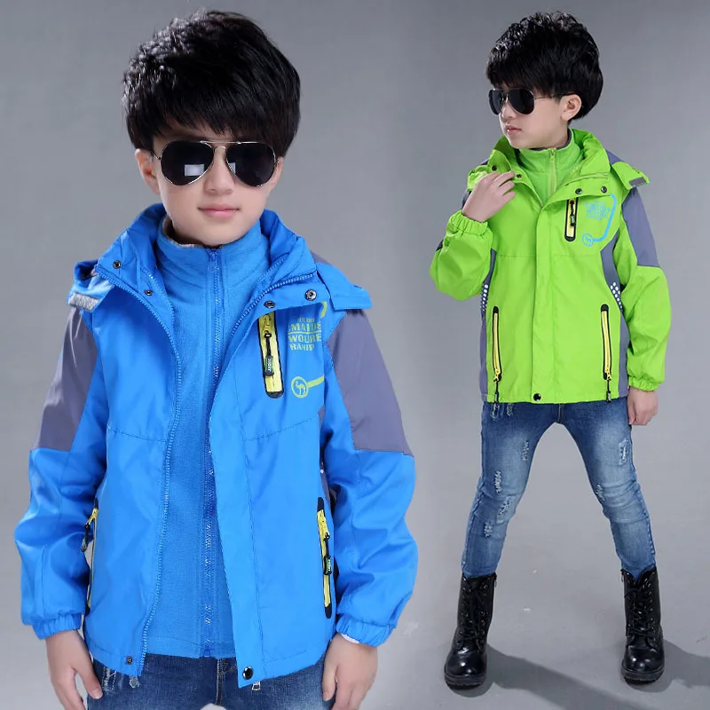 Children Fashion Outdoor Jackets Spring and Autumn Boys Practical Hooded Jacket+detachable Liner 2-Piece Outerwears Sets
Children Fashion Outdoor Jackets Spring and Autumn Boys Practical Hooded Jacket+detachable Liner 2-Piece Outerwears Sets