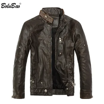 BOLUBAO Brand Men's Leather Jacket2019 Male Autumn Winter Motorcycle Style Windproof Fashion Waterproof Winter Jacket Coat
BOLUBAO Brand Men's Leather Jacket2019 Male Autumn Winter Motorcycle Style Windproof Fashion Waterproof Winter Jacket Coat