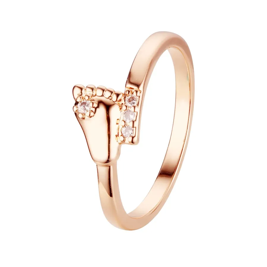 2019 Women Ring New Arrival Rose 585 Gold Color Rings Fashion Rings Designs for Girl Cute Foot Shape Rings
2019 Women Ring New Arrival Rose 585 Gold Color Rings Fashion Rings Designs for Girl Cute Foot Shape Rings