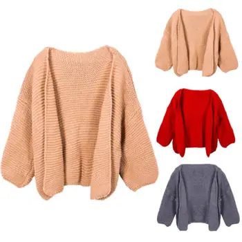 2017 Autumn Outwear Women Long Sleeve Knitted Cardigan Loose Sweater Jacket Coat Sweater Size S-XL
2017 Autumn Outwear Women Long Sleeve Knitted Cardigan Loose Sweater Jacket Coat Sweater Size S-XL