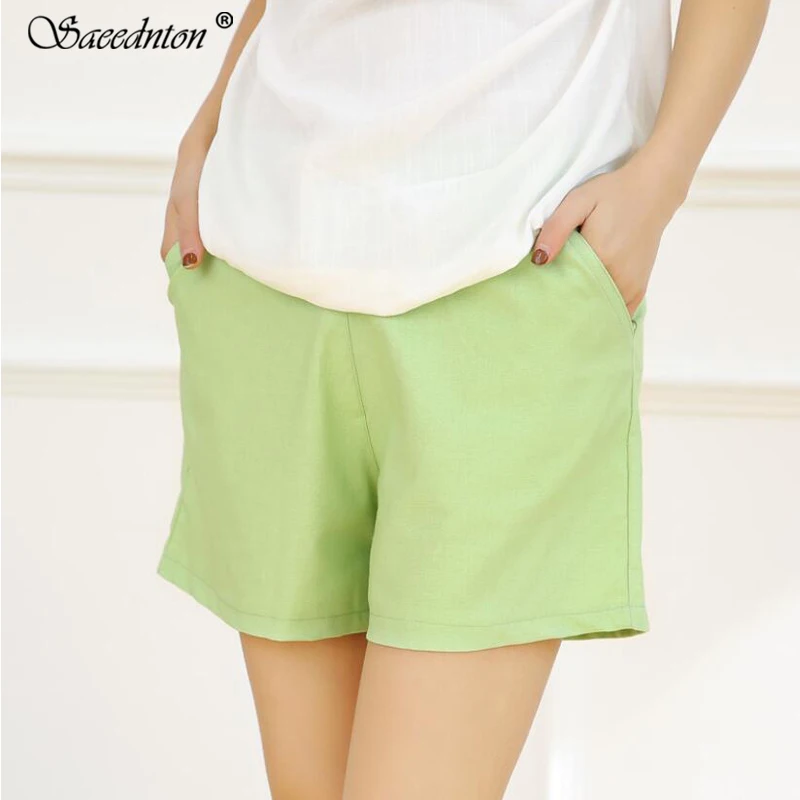 2019 New Summer shorts women high waist Fashion Pleated Loose solid cotton linen feminino short for women candy color shortsXXXL
2019 New Summer shorts women high waist Fashion Pleated Loose solid cotton linen feminino short for women candy color shortsXXXL
