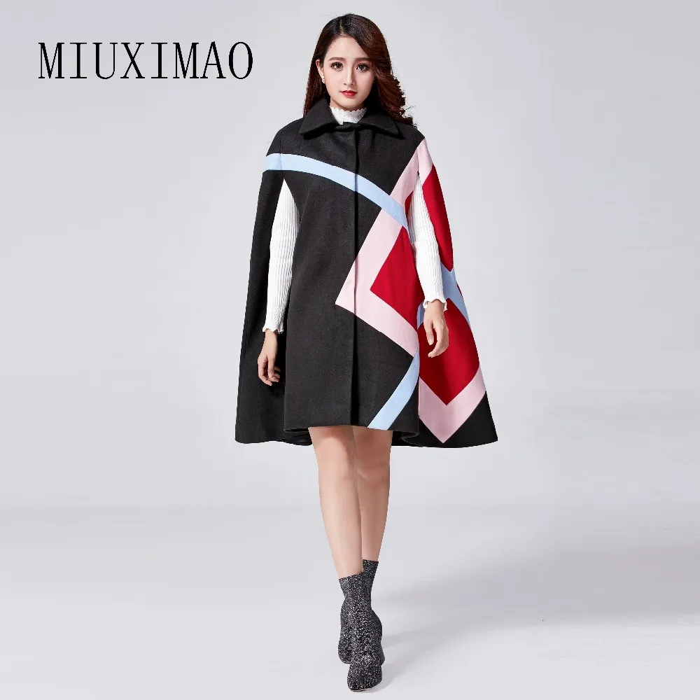Europe Style 2017 Autumn & Winter New Arrival Cloak Coats Turn-down Collar Print Vintage Warm Wool Coat Overcoat Women
Europe Style 2017 Autumn & Winter New Arrival Cloak Coats Turn-down Collar Print Vintage Warm Wool Coat Overcoat Women