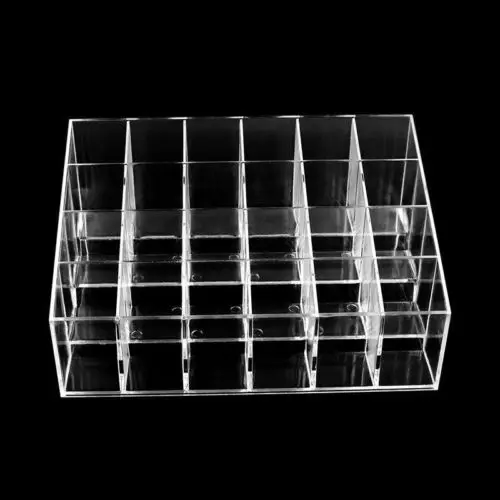 Clear Acrylic 24 Lipstick Holders Display Cosmetic Organizer Container Makeup Case Storage Racks Closet Organizer Space Saver
Clear Acrylic 24 Lipstick Holders Display Cosmetic Organizer Container Makeup Case Storage Racks Closet Organizer Space Saver