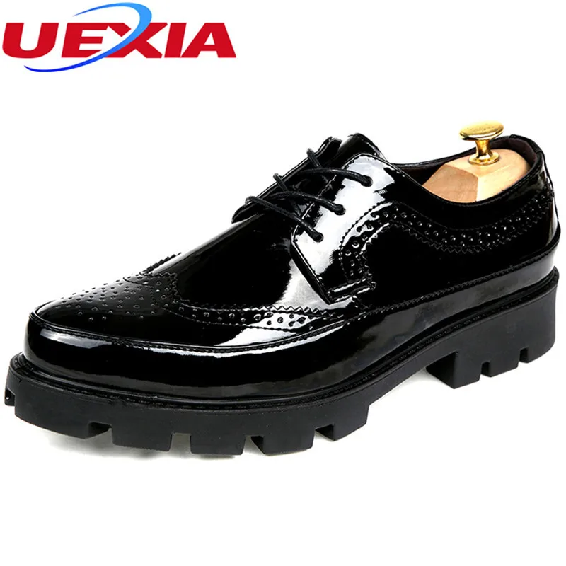 Polyurethane bottom Increased Bright black Leather Men Flats Business Shoes Brand Men Shoes Dress Men's Shoe Oxfords Zapatos
Polyurethane bottom Increased Bright black Leather Men Flats Business Shoes Brand Men Shoes Dress Men's Shoe Oxfords Zapatos