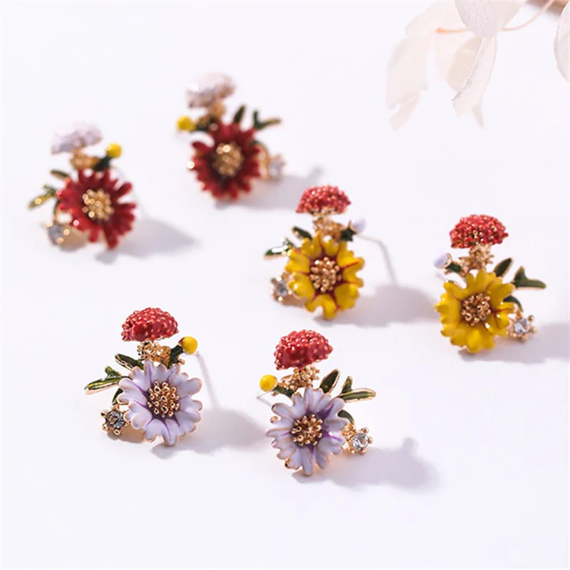 Popular earrings woman girl flower mushroom restoring ancient ways earrings drip forest small stud earrings for women
Popular earrings woman girl flower mushroom restoring ancient ways earrings drip forest small stud earrings for women