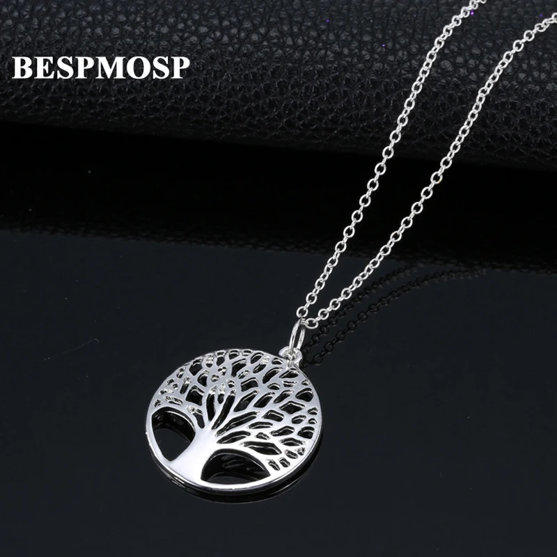 Bespmosp 24PCS/Lot Wholesale Fashion Tree of Life Pendants Necklaces Silver Plated Women Men Jewelry Charm Gift For Family Girl
Bespmosp 24PCS/Lot Wholesale Fashion Tree of Life Pendants Necklaces Silver Plated Women Men Jewelry Charm Gift For Family Girl