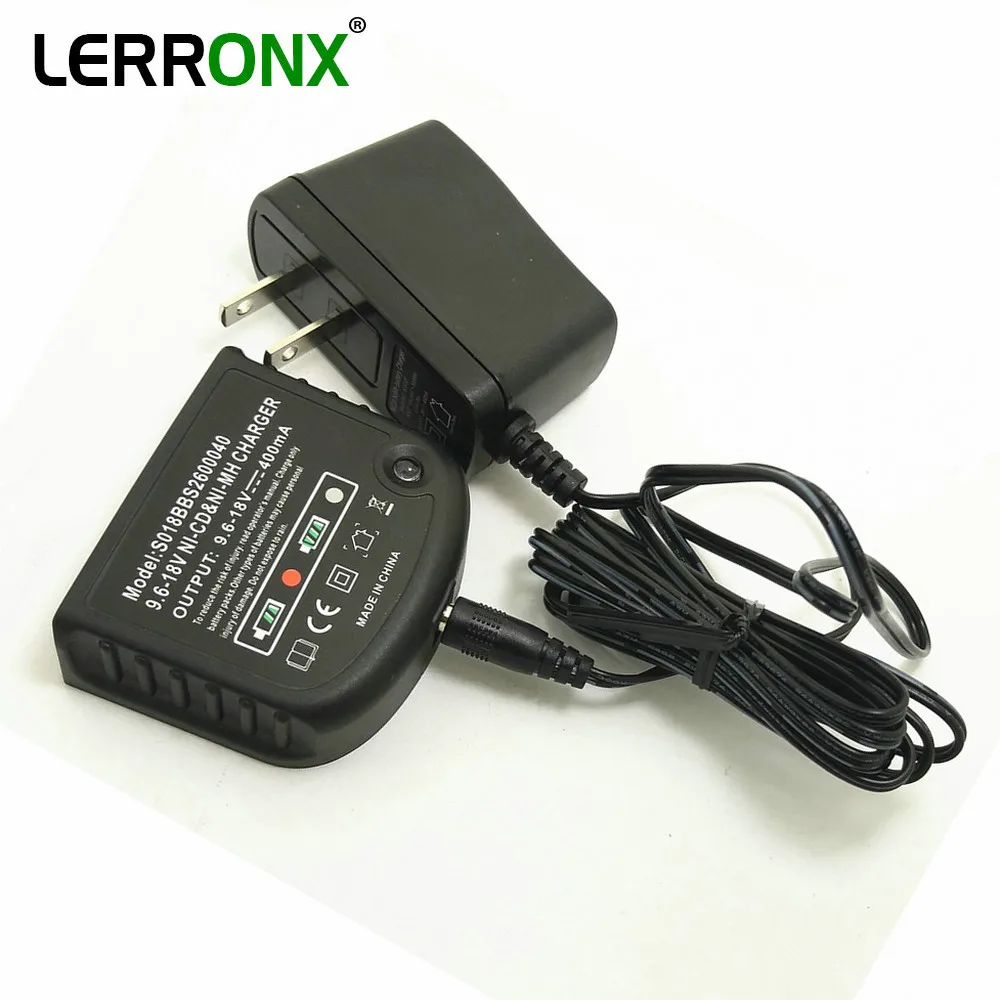 LERRONX Ni-CD Ni-MH universal 9.6V-18V replacement battery Charger for Black&Decker HPB18-OPE HPB18 HPB14 HPB12 HPB96
LERRONX Ni-CD Ni-MH universal 9.6V-18V replacement battery Charger for Black&Decker HPB18-OPE HPB18 HPB14 HPB12 HPB96