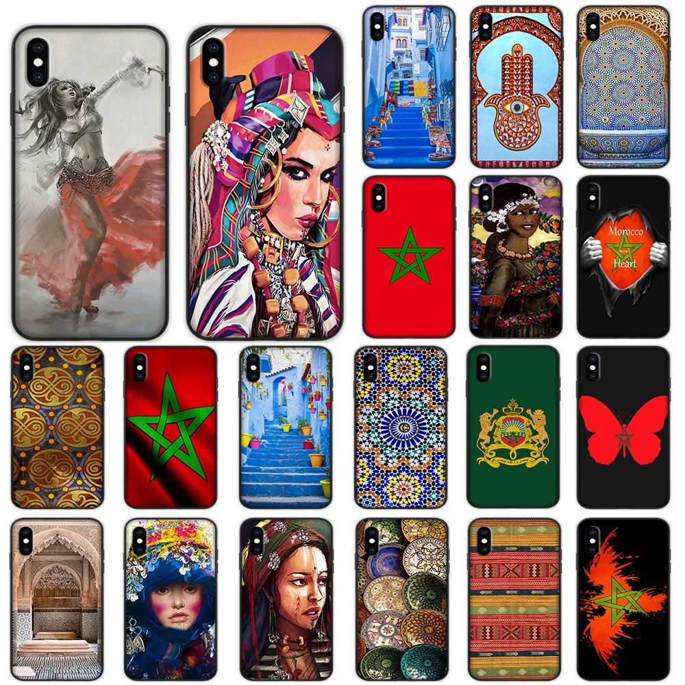 Morocco Flag Artistic Pattern Travel Girl Soft Case for iPhone XS Max XR X 7 8 6 6S Plus 5 5S SE Cover
Morocco Flag Artistic Pattern Travel Girl Soft Case for iPhone XS Max XR X 7 8 6 6S Plus 5 5S SE Cover