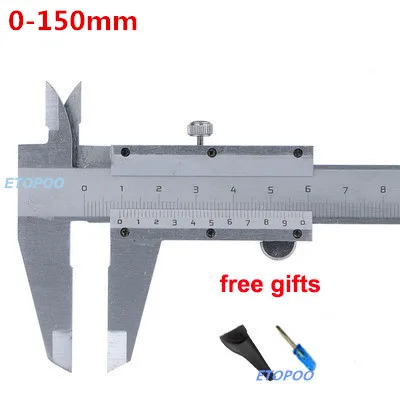 

70mm 100mm 150mm 200mm 300mm Vernier Caliper Carbon Steel Caliper Gauge Micrometer Pie De Rey Paquimetro Measuring Tools