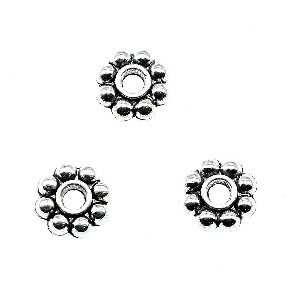 30pcs Charm Small Flower Beads Spacer Spacer Bead For Jewelry Making Bracelet Diy Jewelry Antique Silver Spacer Bead 7x7x2mm
30pcs Charm Small Flower Beads Spacer Spacer Bead For Jewelry Making Bracelet Diy Jewelry Antique Silver Spacer Bead 7x7x2mm