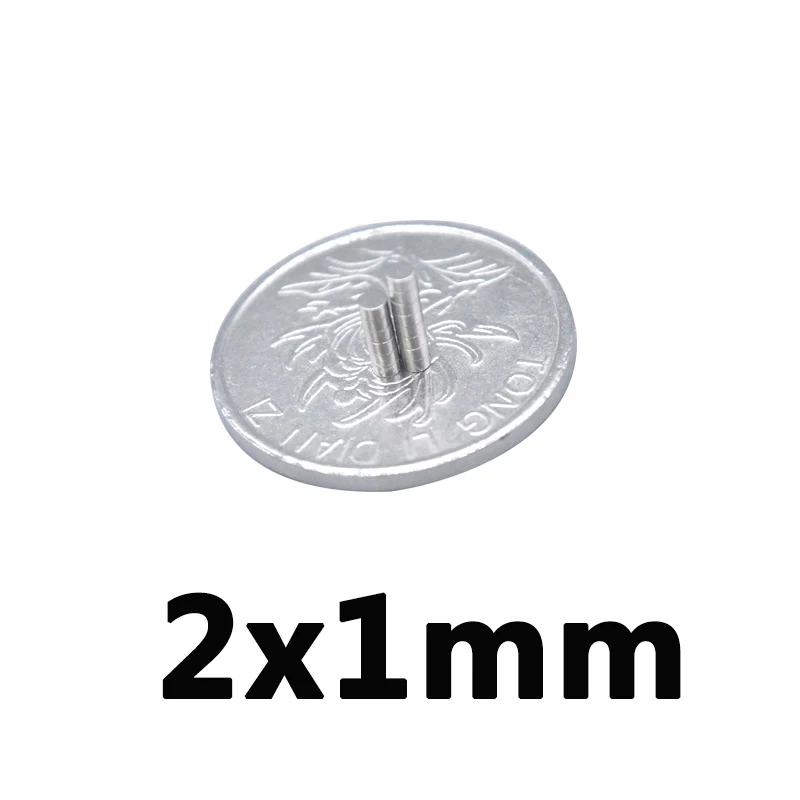 300pcs N35Magnet 2x1mm Neodymium Magnet Permanent NdFeB Super Strong Powerful Magnets Mini Small Thin slice round 2*1mm Magnet
300pcs N35Magnet 2x1mm Neodymium Magnet Permanent NdFeB Super Strong Powerful Magnets Mini Small Thin slice round 2*1mm Magnet