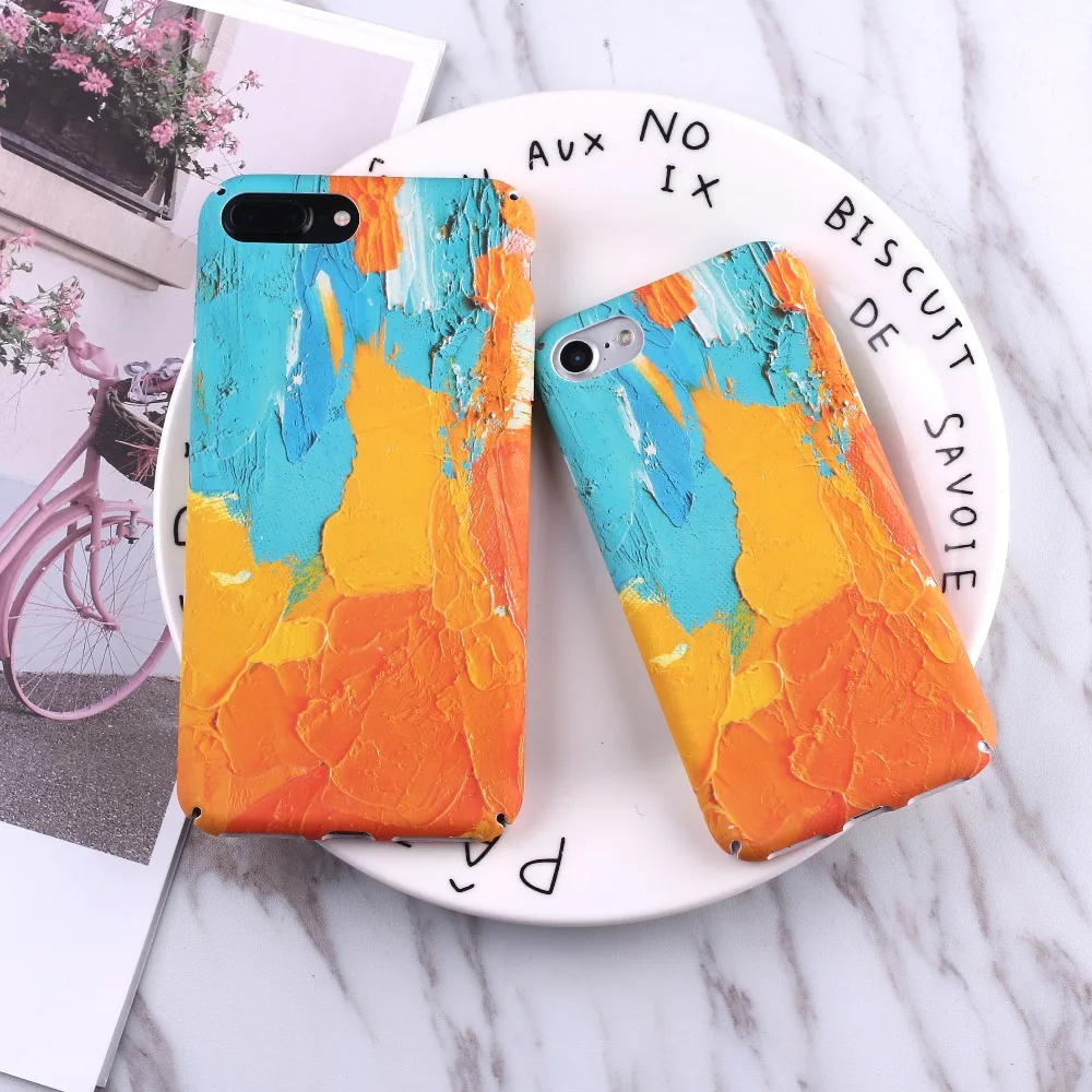 TOMOCOMO Colorful Vintage Painting Frosted Luminous Emboss Texture Hard PC Phone Case For iPhone 6 6S 6Plus 7 7Plus 8 8Plus
TOMOCOMO Colorful Vintage Painting Frosted Luminous Emboss Texture Hard PC Phone Case For iPhone 6 6S 6Plus 7 7Plus 8 8Plus