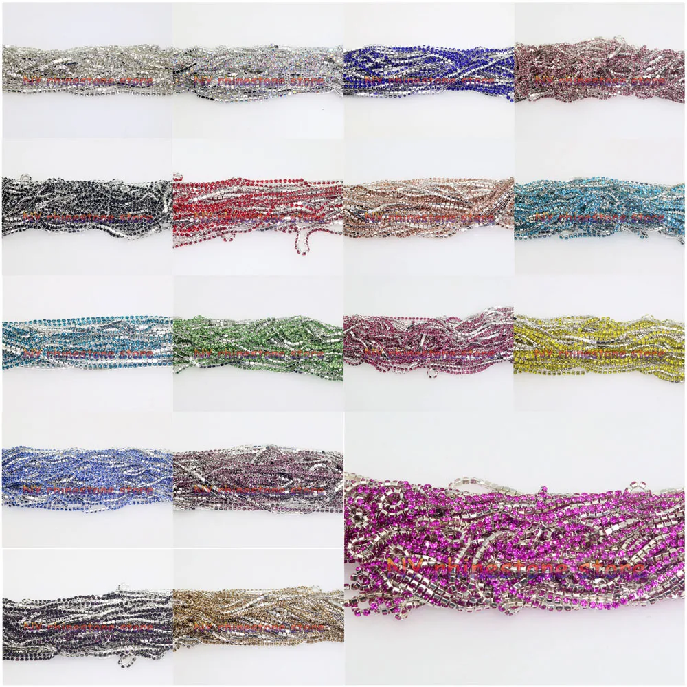 1yard,SS6 2mm Colorized Glass Crystal Rhinestone Silver Base Chain Compact Close Rhinestone Chain for Phone case cup clothes
1yard,SS6 2mm Colorized Glass Crystal Rhinestone Silver Base Chain Compact Close Rhinestone Chain for Phone case cup clothes