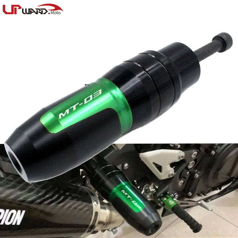 For YAMAHA MT-03 MT03 MT 03 Motorcycle Accessories CNC Frame Crash Pads Exhaust Sliders Crash Protector With logo
For YAMAHA MT-03 MT03 MT 03 Motorcycle Accessories CNC Frame Crash Pads Exhaust Sliders Crash Protector With logo