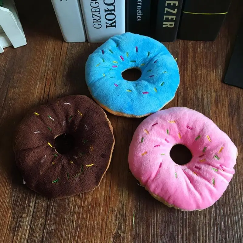 Funny Pet Chew Throw Toys Pet Products Cute Donuts Puppy Cat Squeaker Squeaky Plush Sound Toys Dog Supplies
Funny Pet Chew Throw Toys Pet Products Cute Donuts Puppy Cat Squeaker Squeaky Plush Sound Toys Dog Supplies