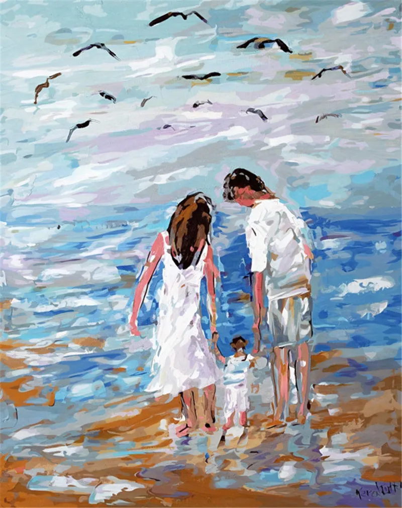 Seascape family parents painting Home Decor abstract drawing picture By Numbers Handwork Canvas decoration living room Wall Art
Seascape family parents painting Home Decor abstract drawing picture By Numbers Handwork Canvas decoration living room Wall Art