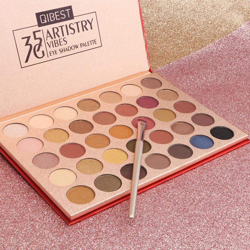 35 Glitter Color Long Lasting Make Up Palettes Shimmer Easy To Color Waterproof Charming Makeup Eyeshadow Palette Brushes TSLM1
35 Glitter Color Long Lasting Make Up Palettes Shimmer Easy To Color Waterproof Charming Makeup Eyeshadow Palette Brushes TSLM1