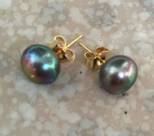 Free Shipping >>>> charming a pair of 8-9mm natural peacock green pearl earring 14k
Free Shipping >>>> charming a pair of 8-9mm natural peacock green pearl earring 14k