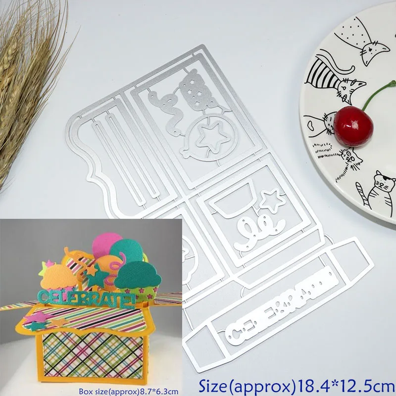 Metal Cutting Dies BOX Stencils for DIY Scrapbooking/photo album Decorative Embossing DIY Paper Cards Craft Gift
Metal Cutting Dies BOX Stencils for DIY Scrapbooking/photo album Decorative Embossing DIY Paper Cards Craft Gift